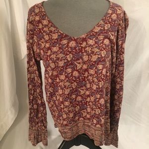 lucky Brand,Super cute,long sleeve bell sleeves size medium
